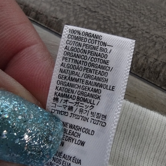 American Apparel Sustainable Edition "Be The Change" cream organic cotton tshirt - Picture 10 of 10